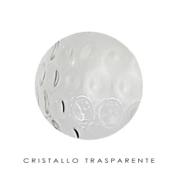 Piantana in Vetro di Due Finiture e Struttura in Metallo Made in Italy - Brera