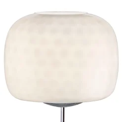 Piantana in Vetro di Due Finiture e Struttura in Metallo Made in Italy - Brera
