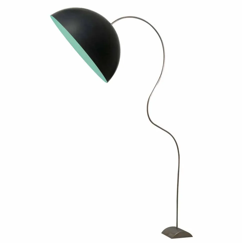 Piantana moderna In-es.artdesign Mezza Luna colorata nebulite
