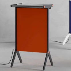 Piastra Radiante Elettrica in Alluminio e Stoffa Colorata Design 150 W - Sam