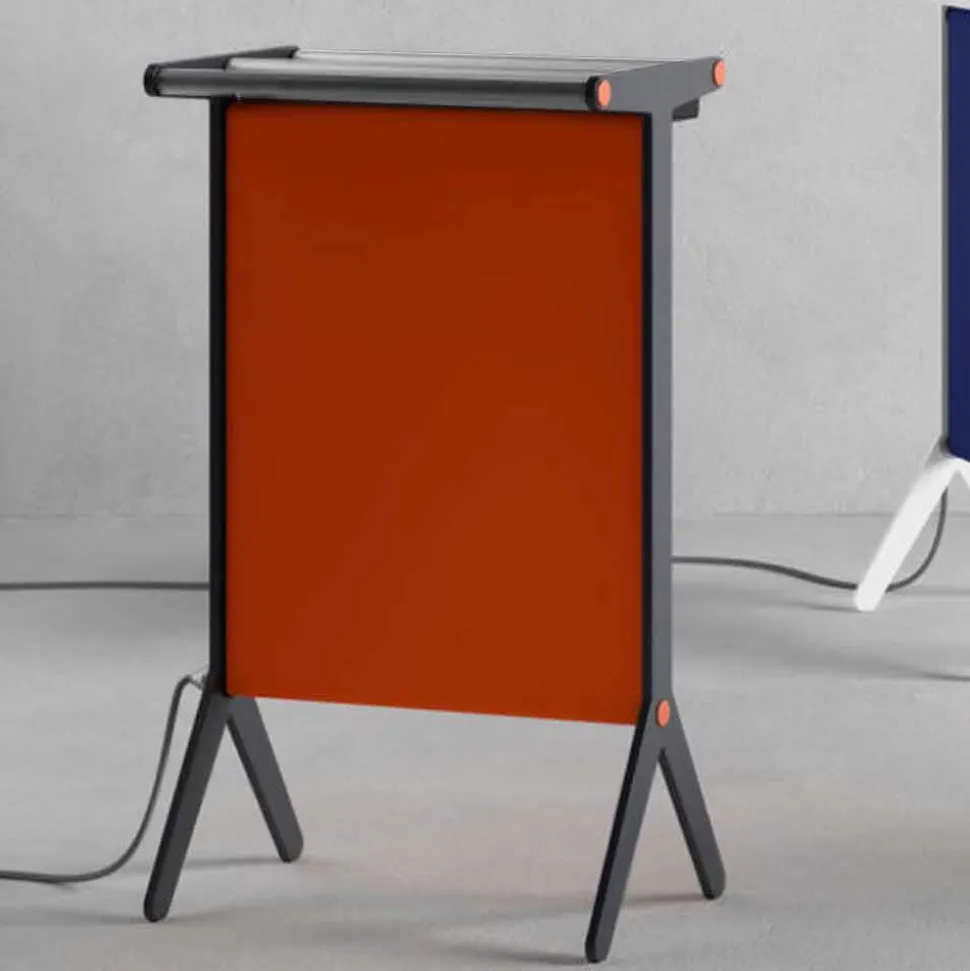 Piastra Radiante Elettrica in Alluminio e Stoffa Colorata Design 150 W - Sam