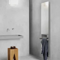 Piastra Radiante Verticale Elettrica in Acciaio Inox Reflex Design 1000 W - Ice