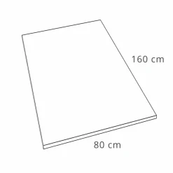 Piatto Doccia Design Moderno 160x80 in Resina Finitura Effetto Ardesia - Sommo