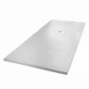 Piatto Doccia in Resina Bianca Effetto Ardesia 170x70 Design Moderno - Sommo