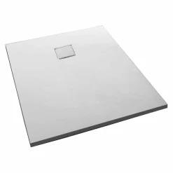 Piatto Doccia Moderno Rettangolare 100x80 cm in Resina Effetto Velluto - Estimo