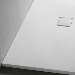 Piatto Doccia Moderno Rettangolare 100x80 cm in Resina Effetto Velluto - Estimo