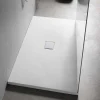 Piatto Doccia 160x80 cm in Resina Bianca con Piletta e Copripiletta - Estimo