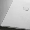 Piatto Doccia 90x70 in Resina Effetto Velluto Bianco con Copripiletta - Estimo