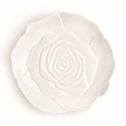 Piatto per Bomboniera Decorato a Mano Elegante in Porcellana 12 pezzi - Rafiki