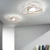 Plafoniera Applique a LED in Metallo Finitura Oro o Argento - Rosella