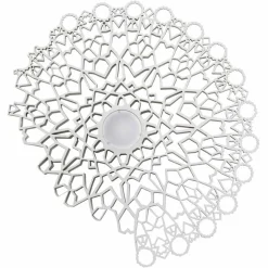 Plafoniera Applique in Tecnopolimero Bianco di Design 2 Misure - Cattedrale