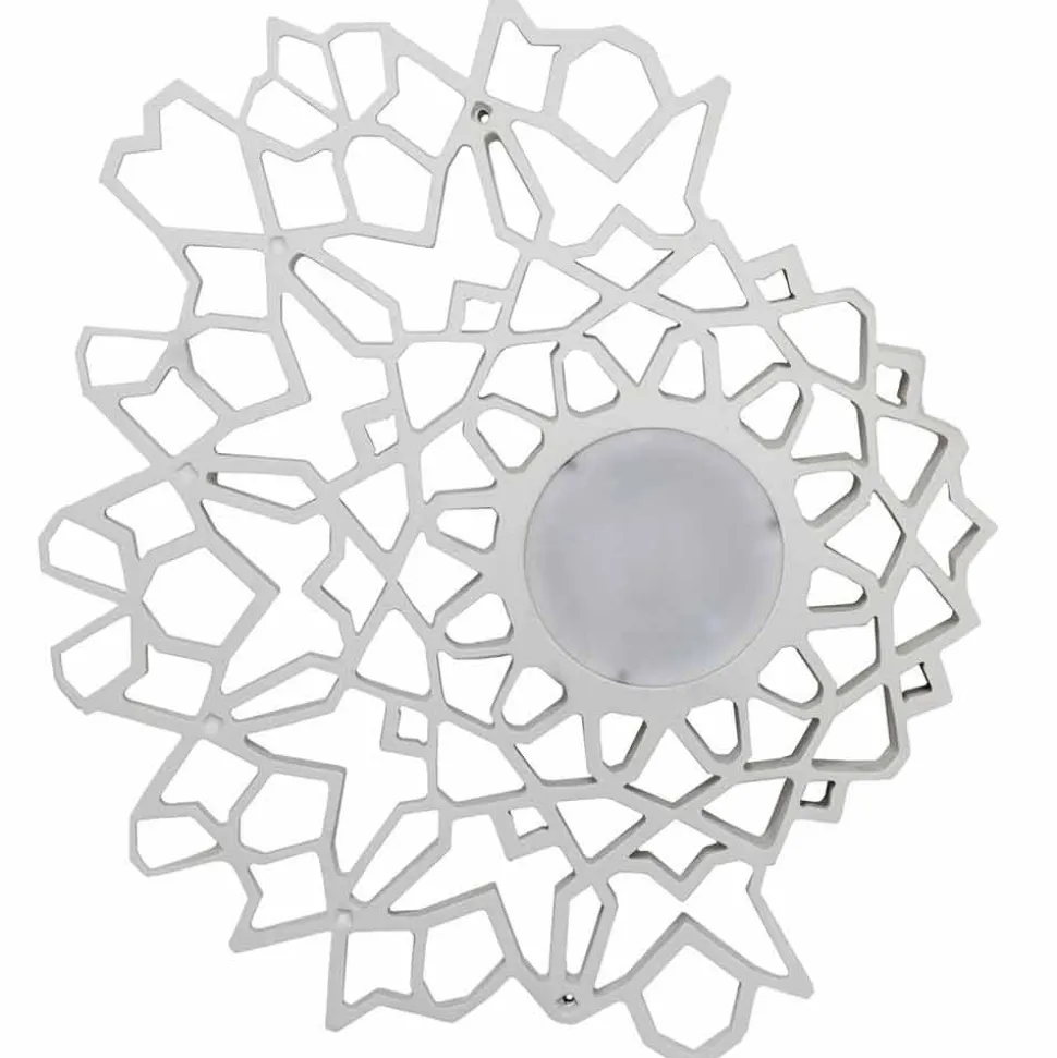 Plafoniera Applique in Tecnopolimero Bianco di Design 2 Misure - Cattedrale