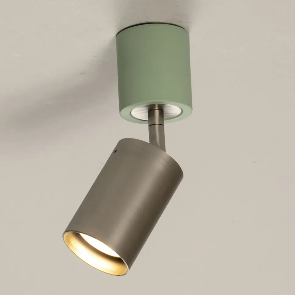 Plafoniera Artigianale in Ceramica e Metallo Realizzata in Italia - Toscot Match