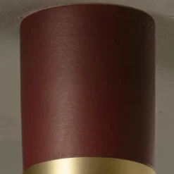 Plafoniera Artigianale in Ceramica e Ottone Realizzata in Italia - Toscot Match