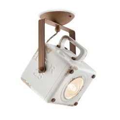 Plafoniera a soffitto a faretto quadrato vintage orientabile Kaylee