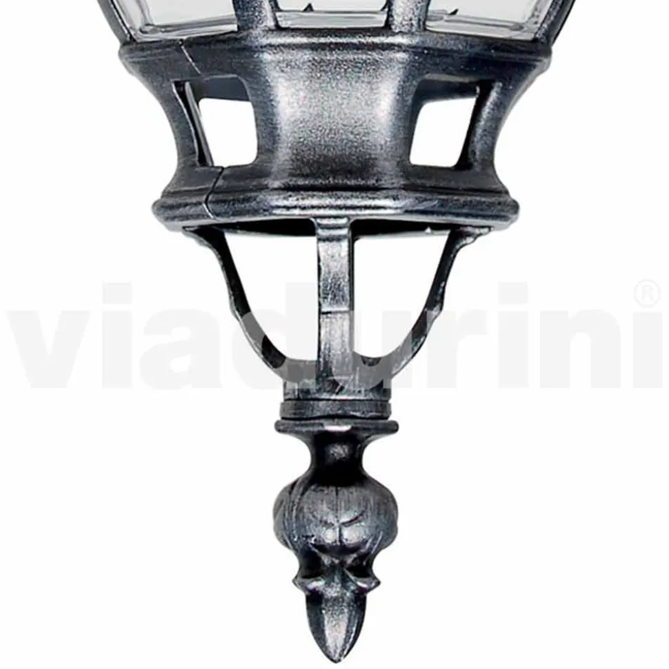 Plafoniera da esterno in alluminio pressofuso made in Italy, Anika