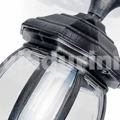 Plafoniera da esterno in alluminio pressofuso made in Italy, Anika