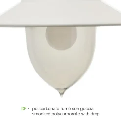 Plafoniera da Esterno in Alluminio Made in Italy Stile Vintage - Cassandra