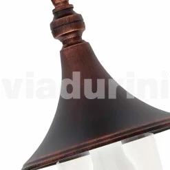 Plafoniera da giardino in alluminio pressofuso made in Italy, Anusca