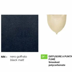 Plafoniera da giardino in alluminio pressofuso made in Italy, Anusca