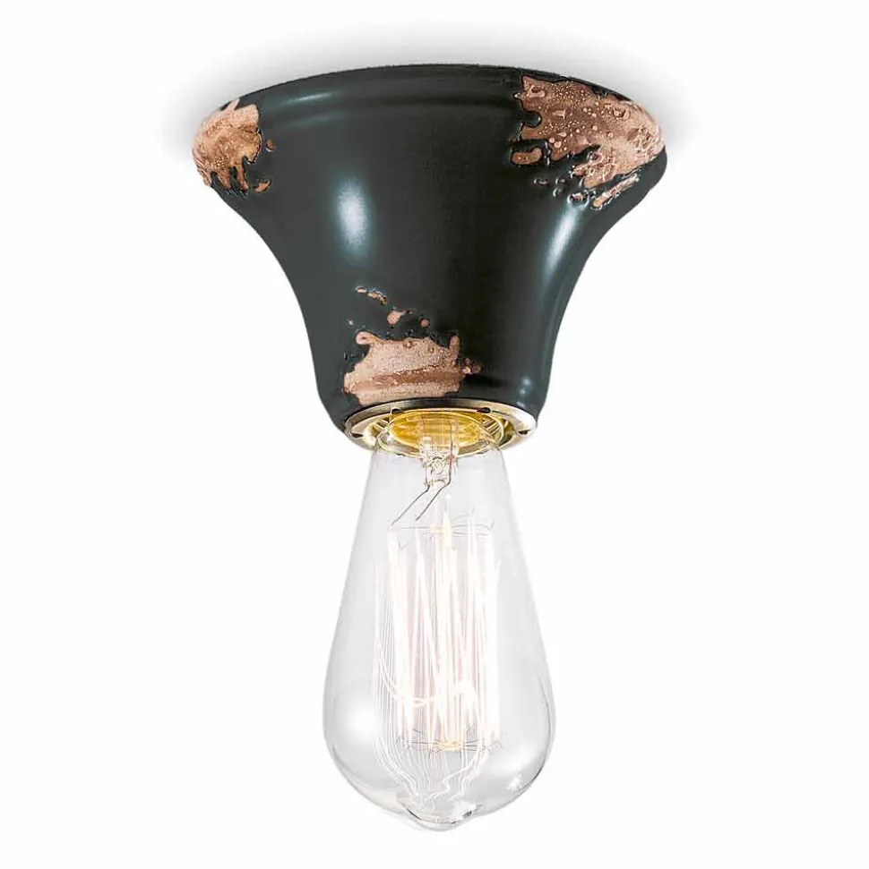 Plafoniera da soffitto a faretto vintage stile urbano Diane Ferroluce