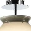 Plafoniera da Soffitto Grande in Vetro Sfumato e Metallo Made in Italy - Iride
