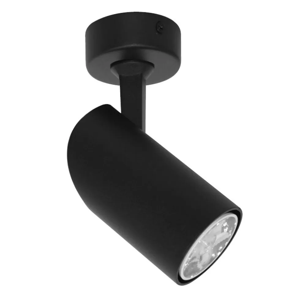 Plafoniera Faretto Orientabile in Alluminio Bianco o Nero 4 Pezzi - Lazzaro