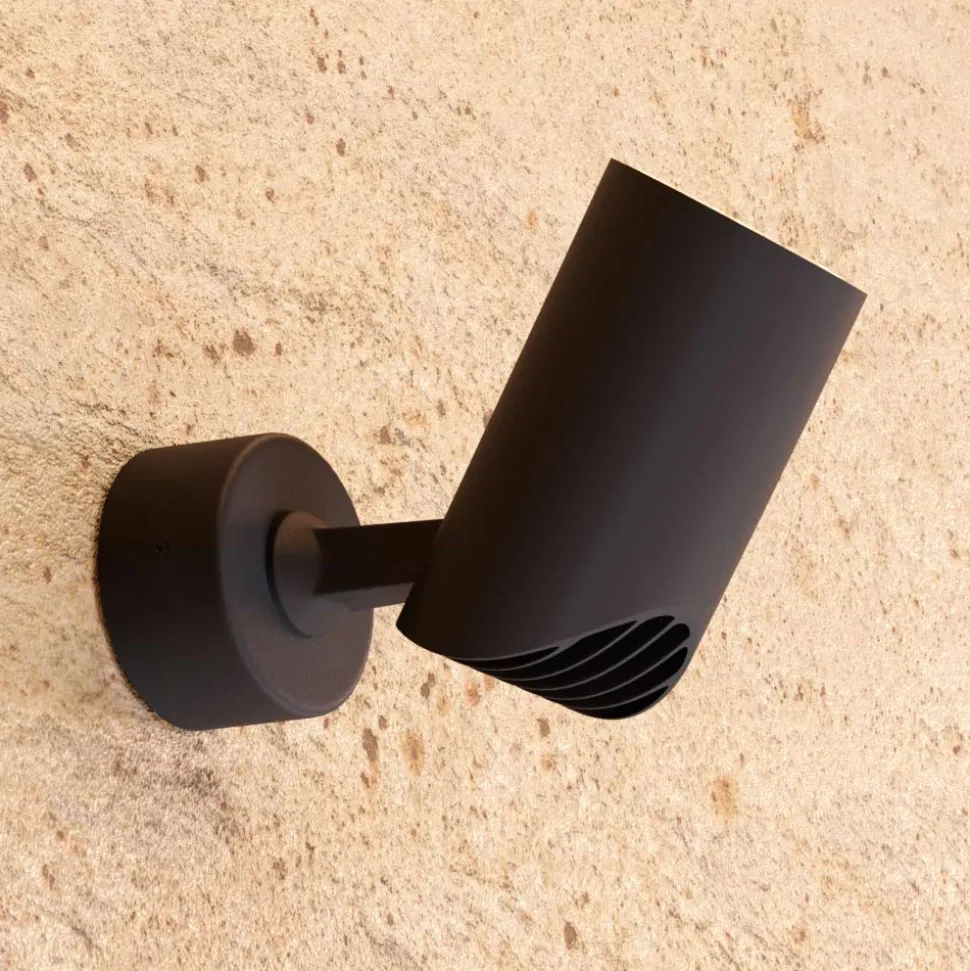 Plafoniera Faretto Orientabile in Alluminio Bianco o Nero 4 Pezzi - Lazzaro