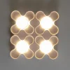 Plafoniera in Ceramica Colorata Realizzata a Mano in Italia - Toscot Clover