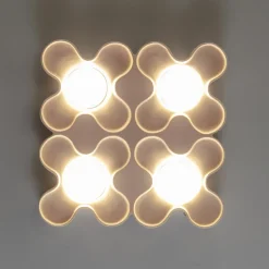 Plafoniera in Ceramica Colorata Realizzata a Mano in Italia - Toscot Clover