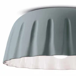 Plafoniera in Ceramica di Design Vintage Made in Italy – Ferroluce Madame Grès