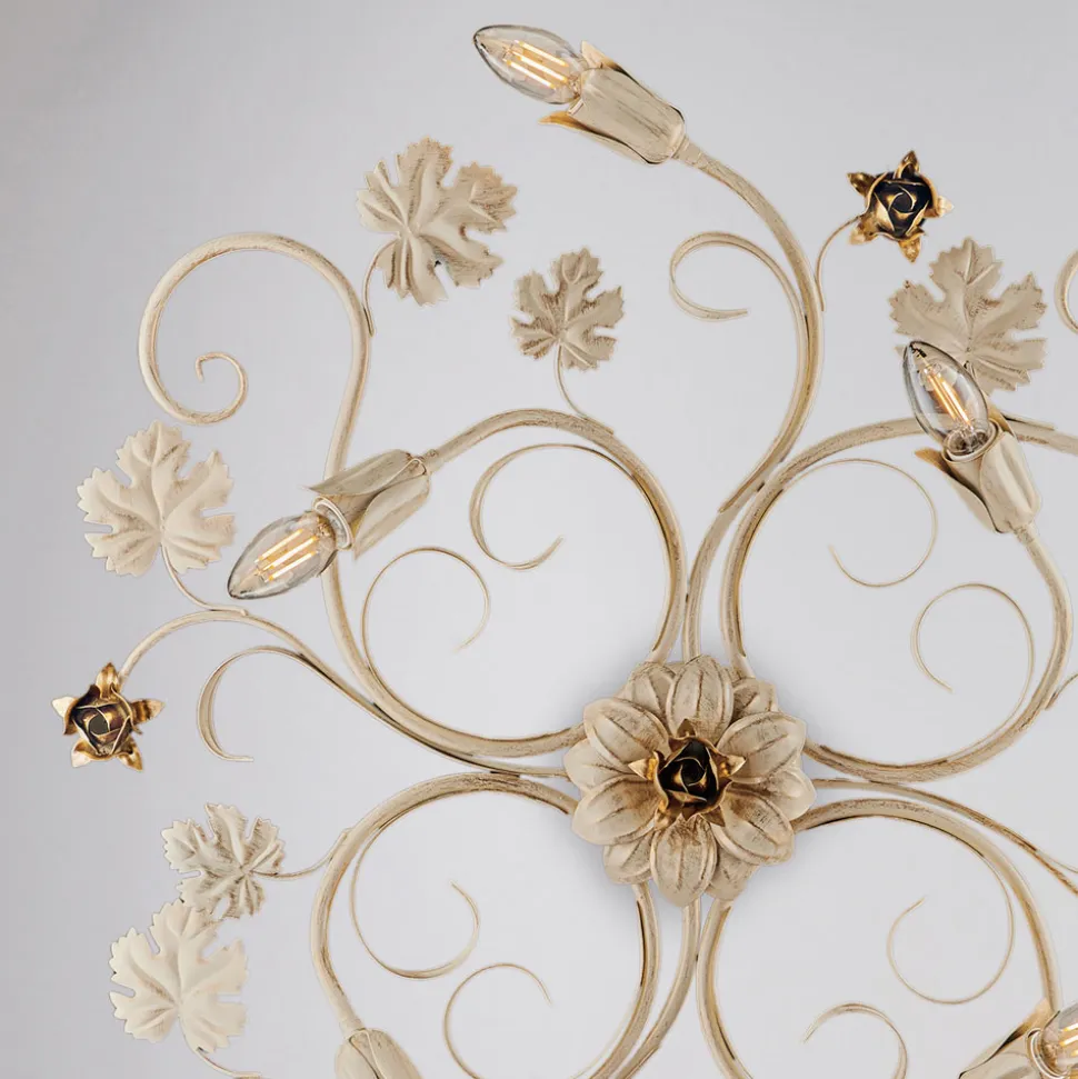 Plafoniera in Ferro Laccato Made in Italy per ambienti moderni – Fiore