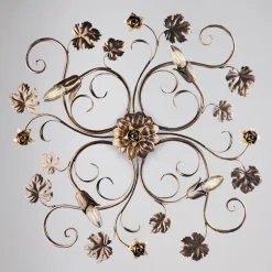 Plafoniera in Ferro Laccato per Illuminazione Elegante e Funzionale – Fiore