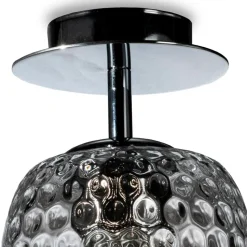 Plafoniera in Vetro Veneziano di Diverse Finiture Made in Italy - Sibilla