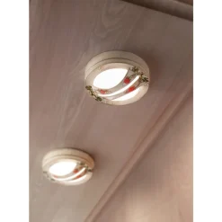 Plafoniera o Applique per Esterni in Alluminio Dipinto a Mano - Brindisi