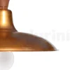 Plafoniera Vintage da Esterno in Alluminio e Ottone Made in Italy - Adela
