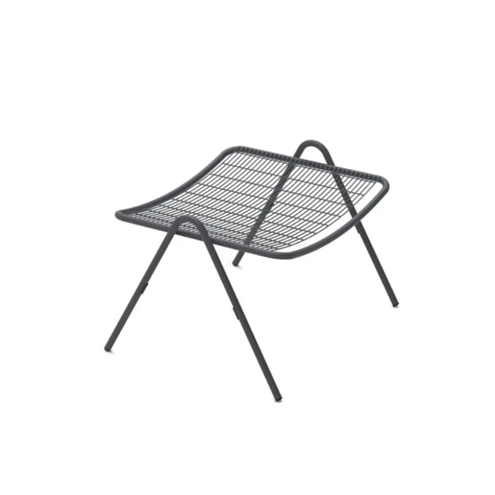 Poggiapiedi da Giardino con Struttura in Acciaio Zincato Made in Italy - Elvia