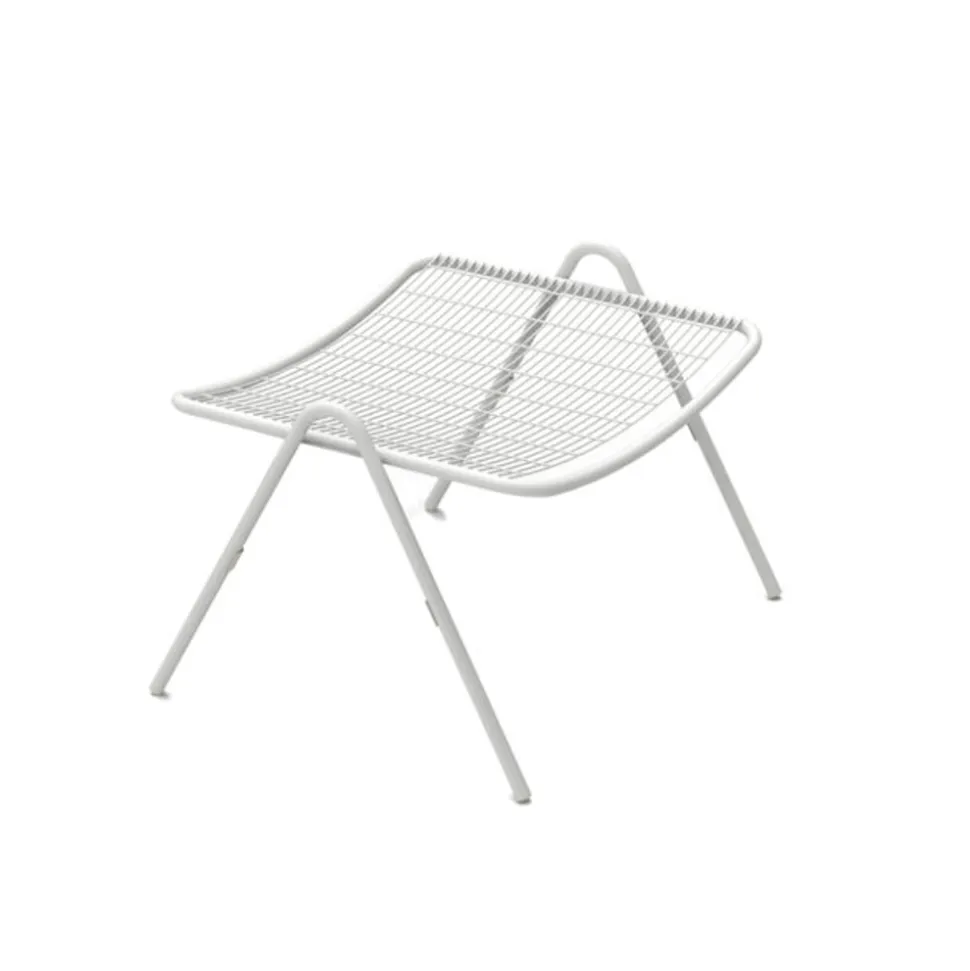 Poggiapiedi da Giardino con Struttura in Acciaio Zincato Made in Italy - Elvia