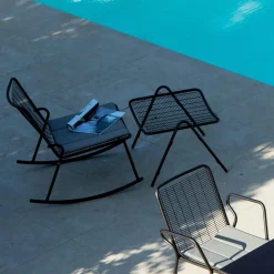 Poggiapiedi da Giardino con Struttura in Acciaio Zincato Made in Italy - Elvia