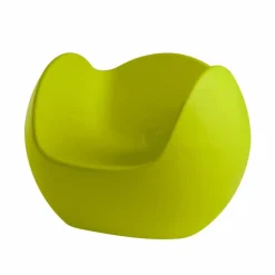 Poltrona a dondolo da giardino/interno di design Slide Blos,made Italy