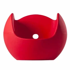 Poltrona a dondolo da giardino/interno di design Slide Blos,made Italy