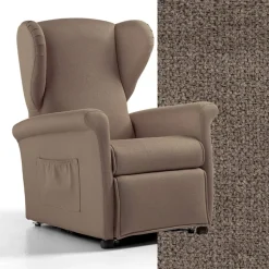 Poltrona Alzapersona con Funzioni Lift, Relax e Bed Made in Italy - Talita