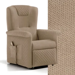 Poltrona Alzapersona con 2 Motori e Funzioni Lift/Relax/Bed Made in Italy - Giorgia