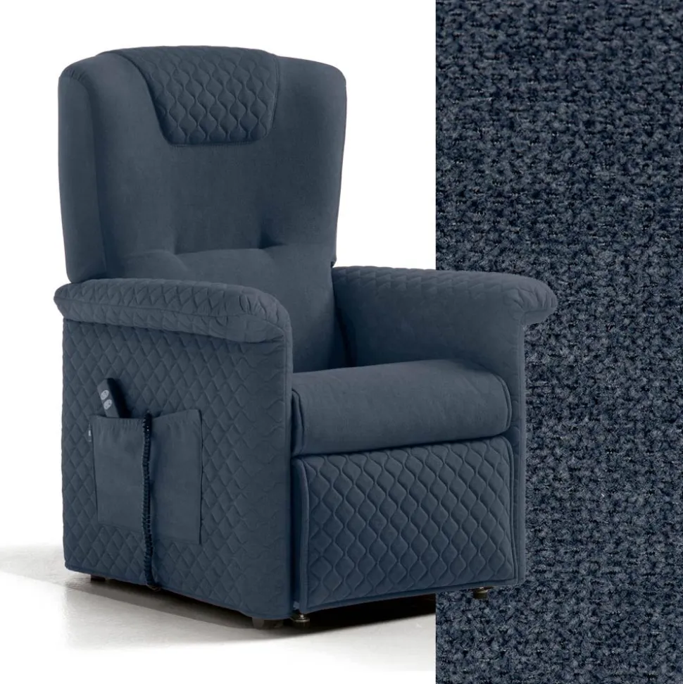 Poltrona Alzapersona con 2 Motori e Funzioni Lift/Relax/Bed Made in Italy - Giorgia