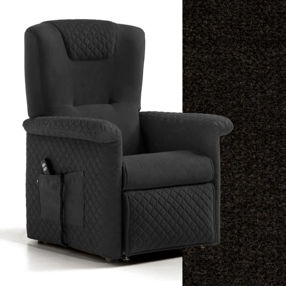 Poltrona Alzapersona con 2 Motori e Funzioni Lift/Relax/Bed Made in Italy - Giorgia