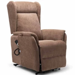 Poltrona Alzapersona Lift Relax a 2 Motori, con Ruote, Alta Qualità - Juliette
