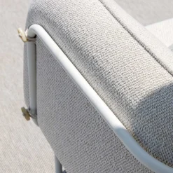 Poltrona Bassa da Esterno con Seduta Imbottita Made in Italy - Fioriera