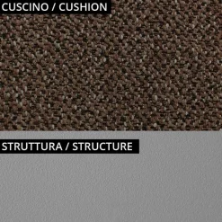 Poltrona Bassa da Esterno con Seduta Imbottita Made in Italy - Fioriera