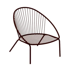 Poltrona Bassa da Giardino Impilabile in Acciaio Made in Italy – Sansa