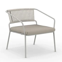 Poltrona Bassa per il Giardino con Cuscino Incluso Made in Italy - Prato